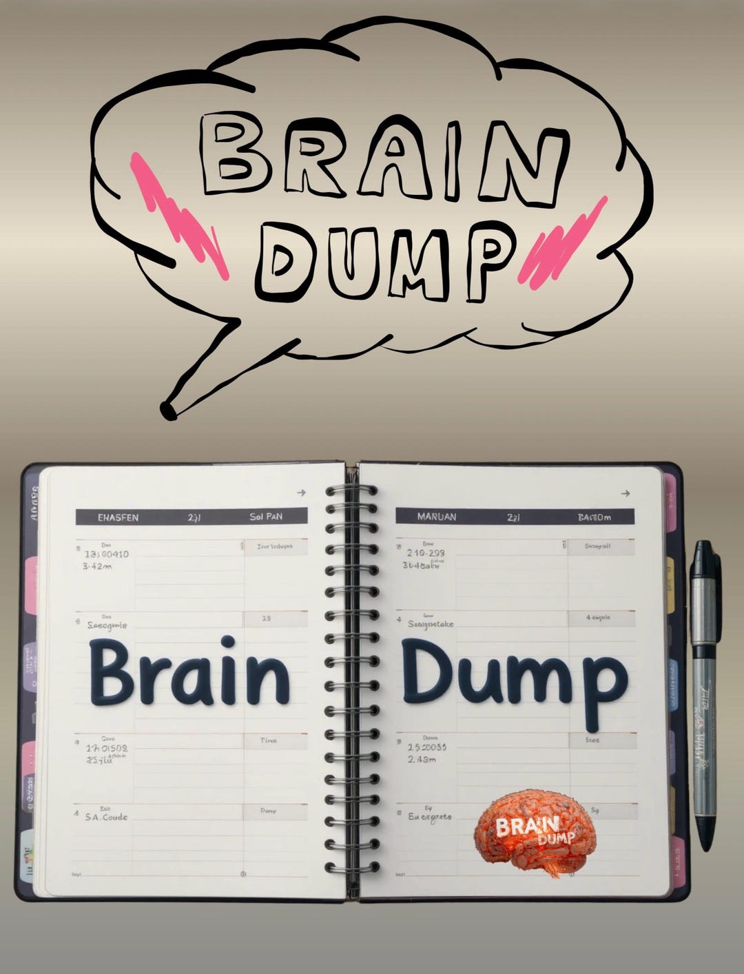 Brain Dump Journal - Etsy