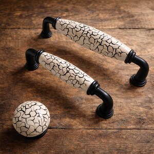 Porcelain Cabinet Knob Vintage Ceramic Drawer Pull Kitchen Handle Single Hole 128mm 96mm Shabby Chic Decorative Furniture Knob