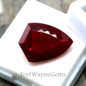 Gema de rubi natural vermelho escuro de 11,5 ct, lapidação escudo, rubi de alta qualidade, não aquecido e não tratado, pedra solta AAA certificada, tamanho de anel/pingente.
