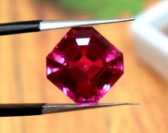 Certyfikowany przez CGI różowy pianit, luźny kamień szlachetny pochodzący z Birmy, Painite o szlifie promienistym, 10-karatowy, prawdziwy kamień, Rozmiar pierścionka, Rozmiar wisiorka z kamienia