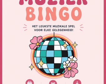 Music Bingo | printable | bingo for groups | day care activity | party game | ready to use immediately | PDF download | Dutch
