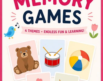 Printable Memory Game for Kids | Educational | Matching Game | Classroom & Special Education | PDF Download
