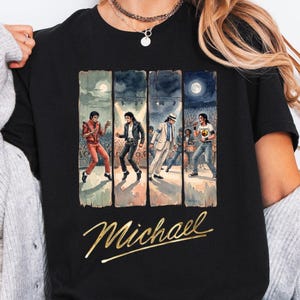 Michael Movie Apparel 80s Dance Icon Pop Legend Shirt
