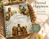 JW Convention Printable Notebook 2026 Eternal Happiness Stationery Notebook Jesus Digital Download DIY Journal