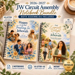 2026–2027 JW Circuit Assembly Notebook Bundle – US Letter/A5 (Printable PDF)