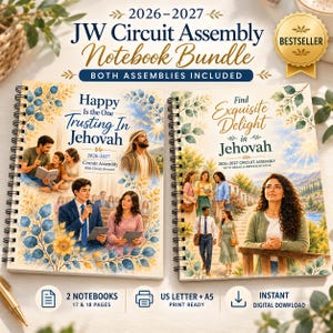 2026–2027 JW Circuit Assembly Notebook Bundle – US Letter/A5 (Printable PDF)
