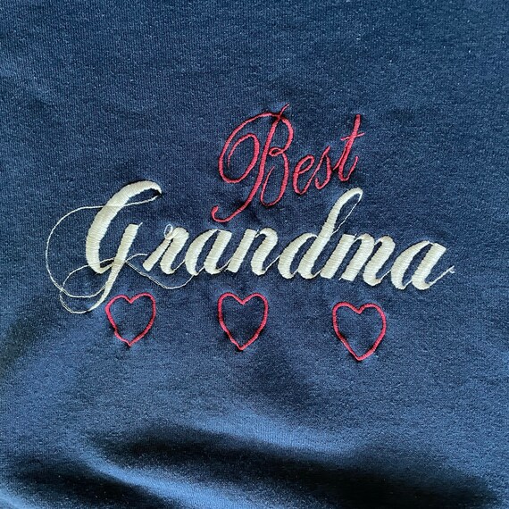 Vintage Grandma Sweatshirt, Best Grandma Shirt, E… - image 2