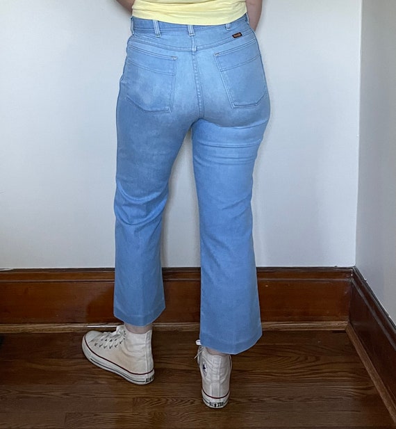 Vintage 70s/80s Wrangler Cropped Jeans, Super Sof… - image 2