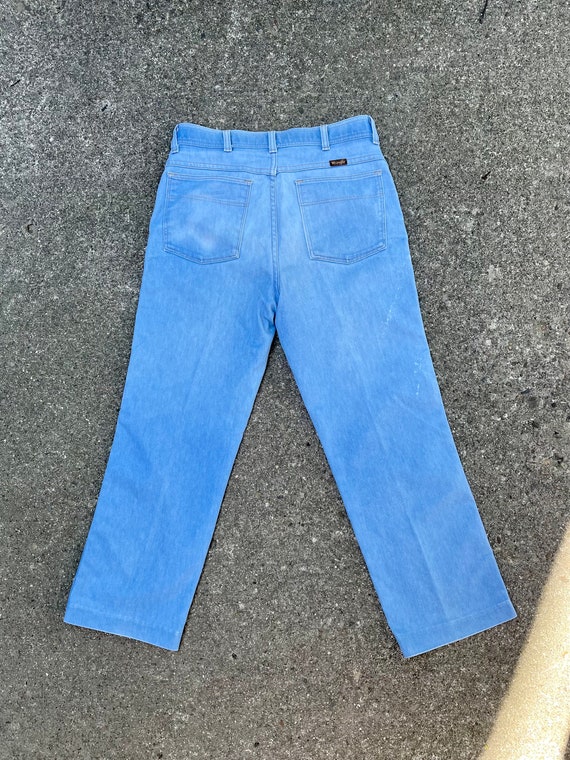 Vintage 70s/80s Wrangler Cropped Jeans, Super Sof… - image 4