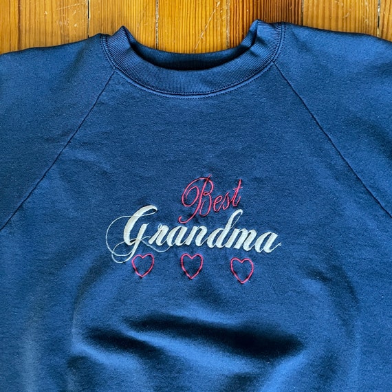 Vintage Grandma Sweatshirt, Best Grandma Shirt, E… - image 3