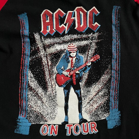 Vintage 80's AC/DC Bootleg Tour Tee, Band T-Shirt, Ra… - Gem