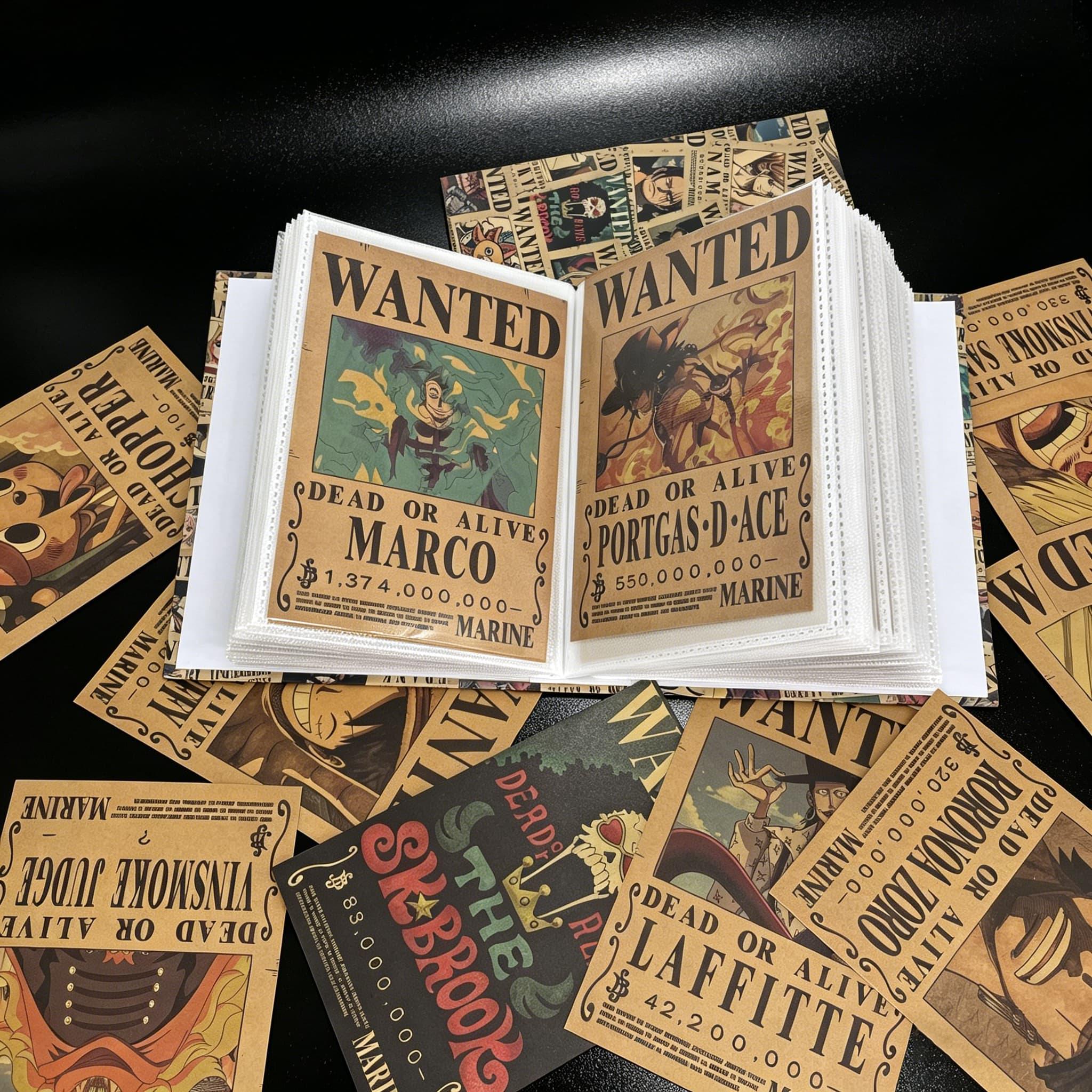 One Piece Wanted Poster Set - Etsy
