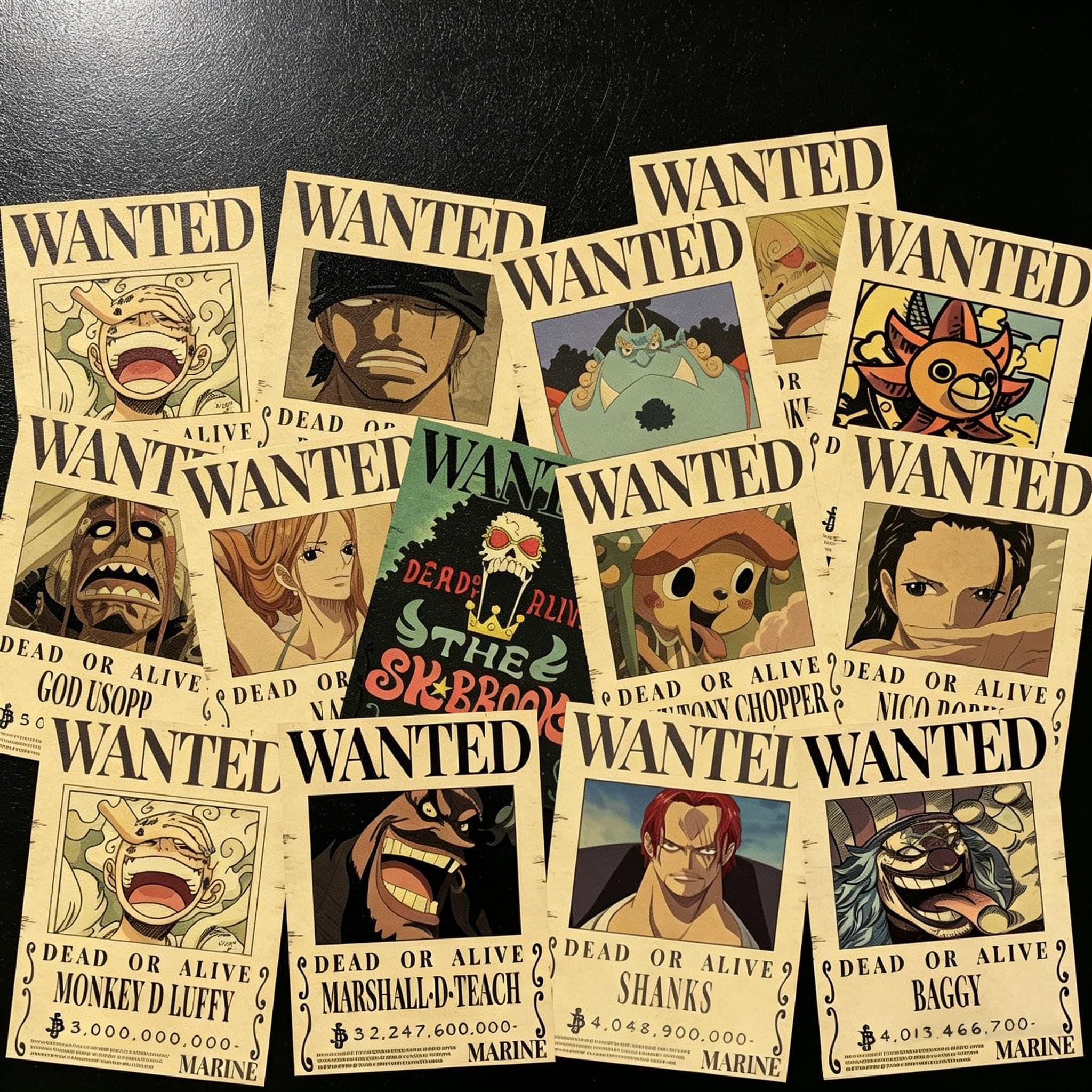 Wanted poster one piece - Etsy 日本
