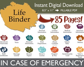 Livspärm, Hemhantering, Krisplanerare (Digital nedladdning)