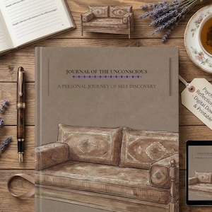 Psychoanalytisches Journal Therapienotizen - Geführte Selbstreflexion Arbeitsbuch, Traumanalytik druckbares PDF, psychische Gesundheit digitaler Download
