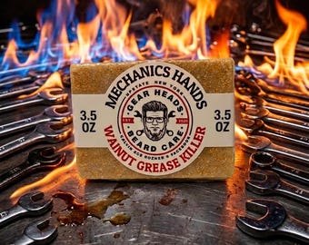 Gear Heads Mechanics Natural Bar soap For The Working Person