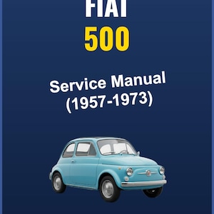 Fiat 500 Workshop Manual - Etsy