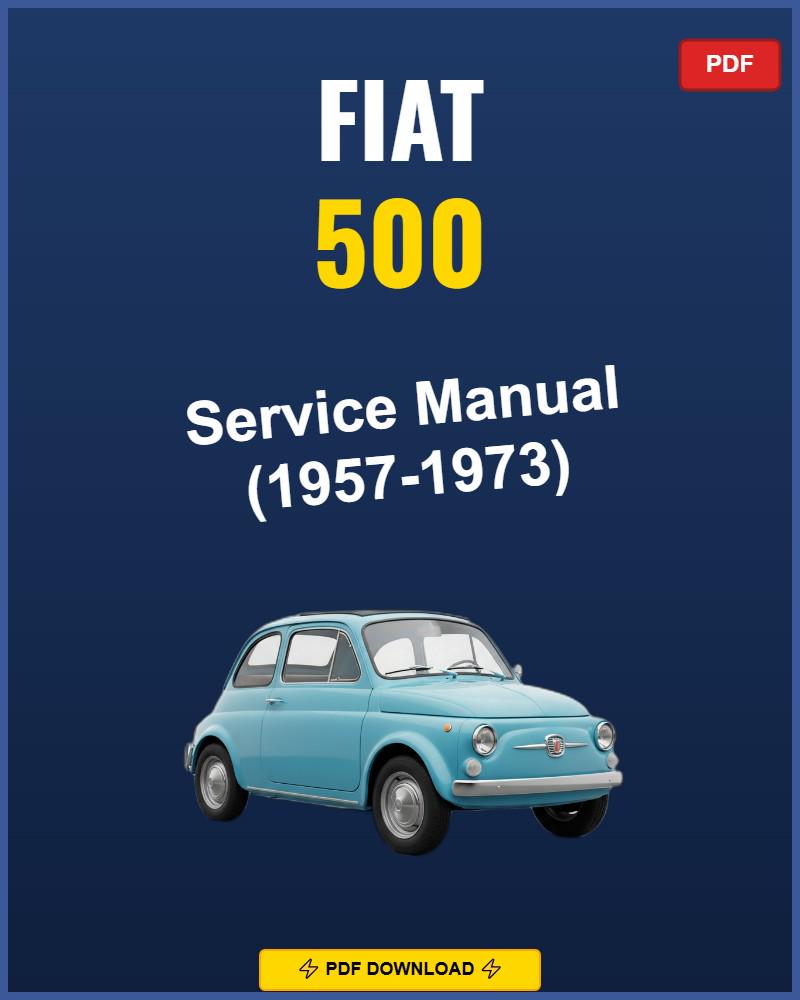 Fiat 500 Workshop Manual - Etsy