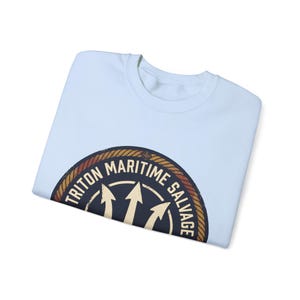 Little Mermaid Sweatshirt | Triton Maritime | Nautical Disney Inspired Gift image 6