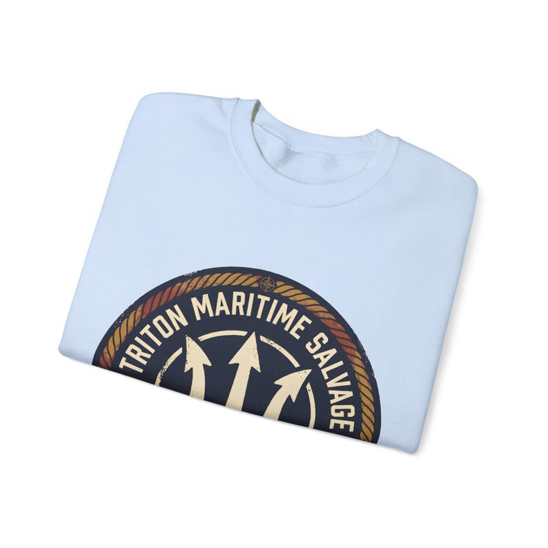 Little Mermaid Sweatshirt | Triton Maritime | Nautical Disney Inspired Gift image 6