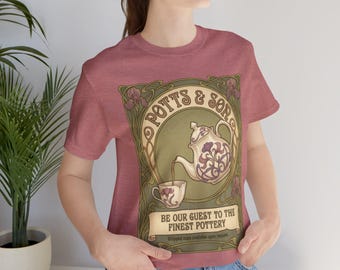 Beauty and the Beast Shirt | Potts & Son Ceramics | Disney Inspired Gift