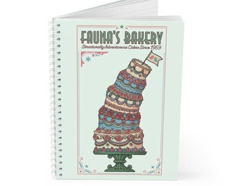 Fauna's Bakery Notebook | Sleeping Beauty | Disney Inspired Gift