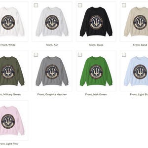Little Mermaid Sweatshirt | Triton Maritime | Nautical Disney Inspired Gift image 9