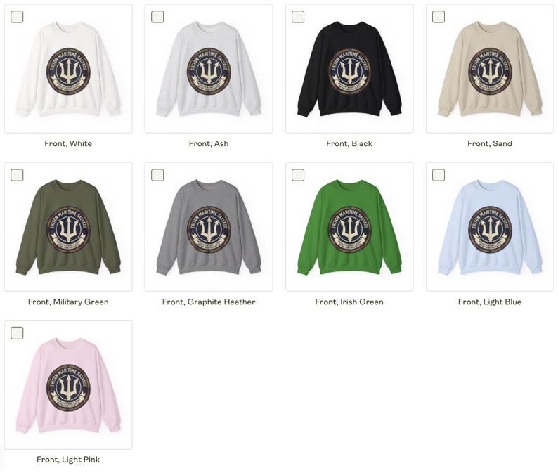 Little Mermaid Sweatshirt | Triton Maritime | Nautical Disney Inspired Gift image 9