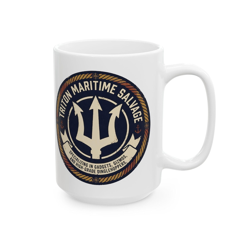 Little Mermaid Mug | Triton Maritime | Nautical Disney Inspired Gift image 8