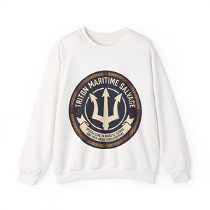 Little Mermaid Sweatshirt | Triton Maritime | Nautical Disney Inspired Gift image 7