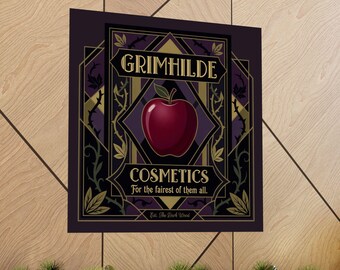Snow White Art Print | Grimhilde Cosmetics | Disney Inspired Gift