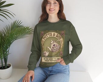 Beauty and the Beast Sweatshirt | Potts & Son Ceramics | Disney Inspired Gift