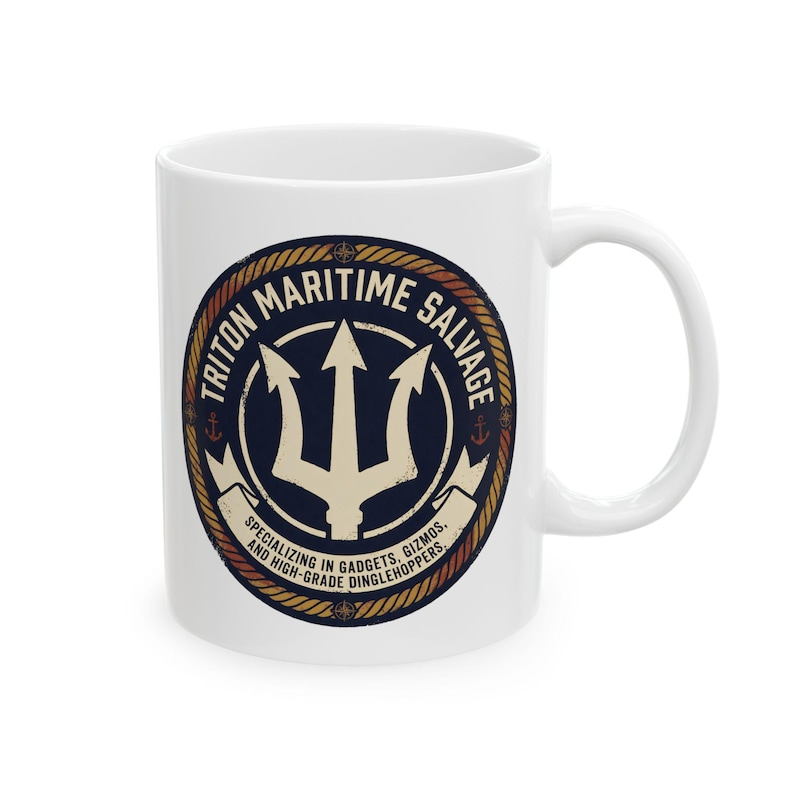 Little Mermaid Mug | Triton Maritime | Nautical Disney Inspired Gift image 7