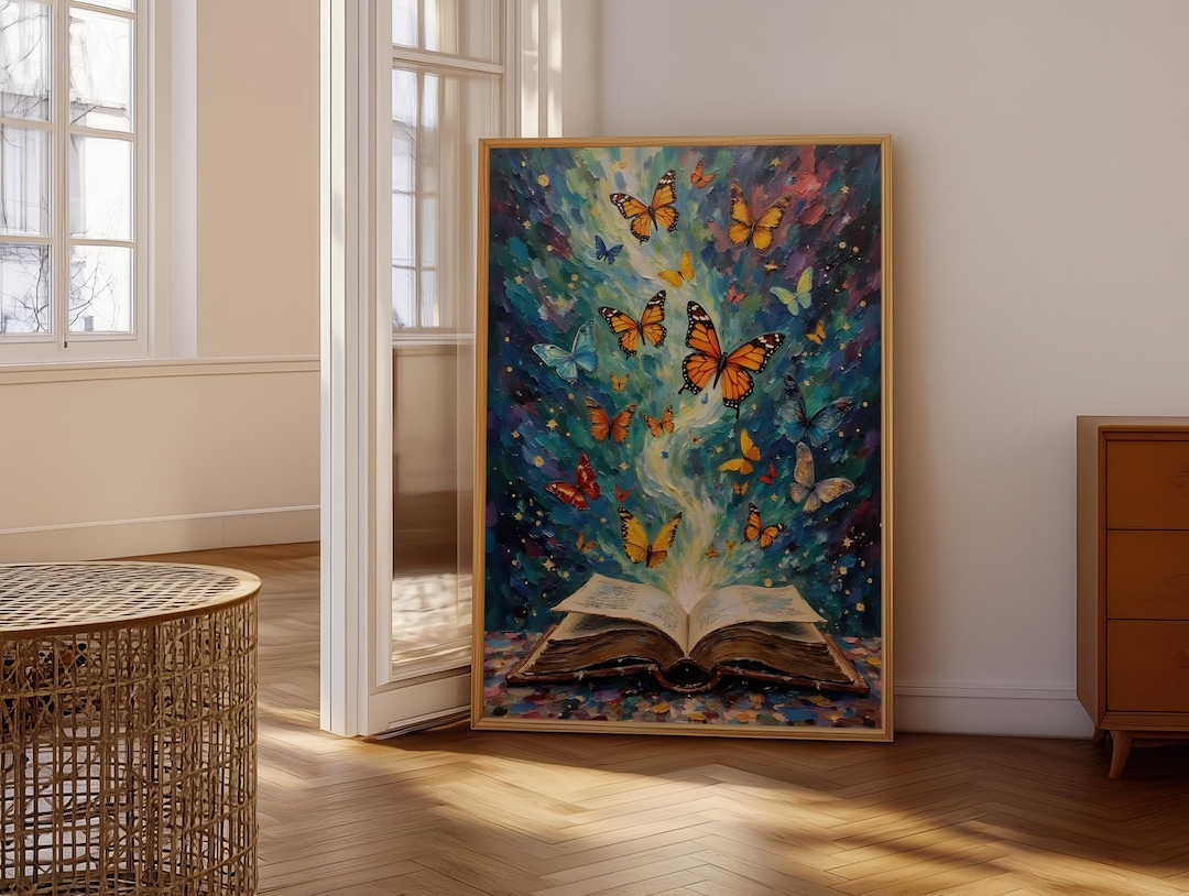 Enchanting Butterfly Explosion From Open Book - Colorful Swirling Magic ...