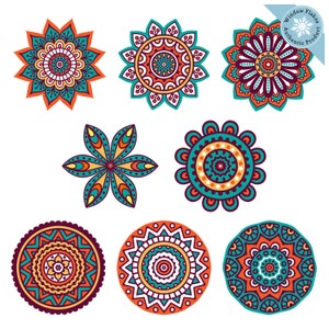 Color Your Own Stained Glass Mandala Window Clings and Markers
