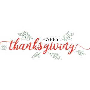 Happy Thanksgiving Window Cling Banner