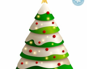 Christmas Tree Window Cling Decal, Reusable Double Sided Holiday Decor, Made In USA