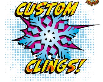 Custom Window Decals | Double Sided  | Personalized Signage For Your Business or Home | Static Cling