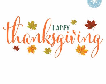 Fall Thanksgiving Banner Window Cling Decal. Double Sided Bright and Colorful Vinyl Thanksgiving Decorations. Made in America.