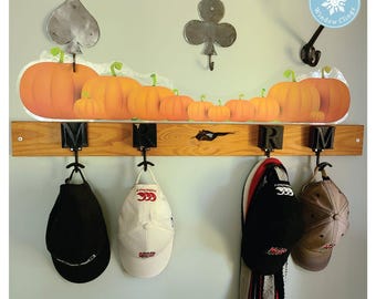 Thanksgiving Wall Clings, Pumpkin Decals, Reusable Home Decor, Eco-Friendly, Home Fall Pumpkin Decoration, Made In America.