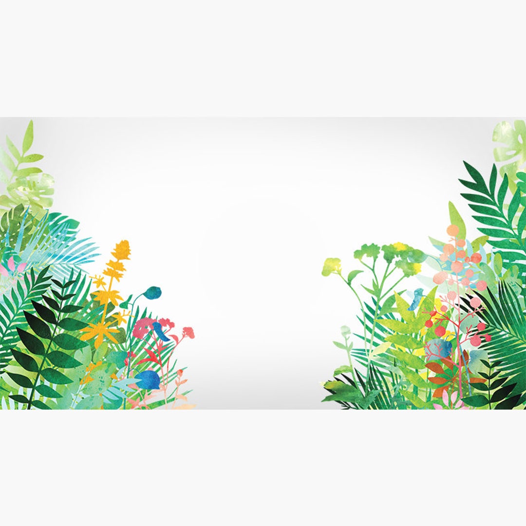 Jungle Foliage Corners Window Clings set of 2 Etsy