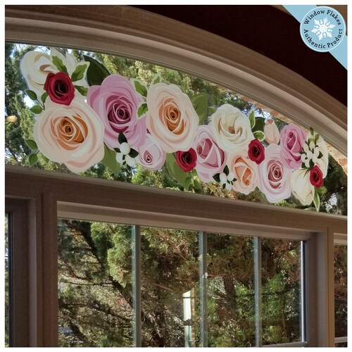 Wisteria Window Cling Border Etsy