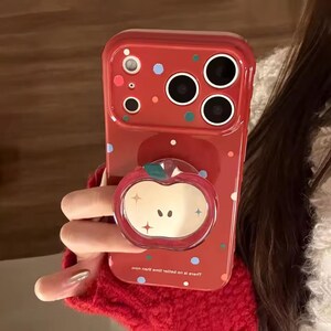 iPhone Case Apple Polka Dot Mirror Shockproof Cover image 4