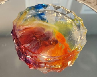 Small Rainbow drip ring holder