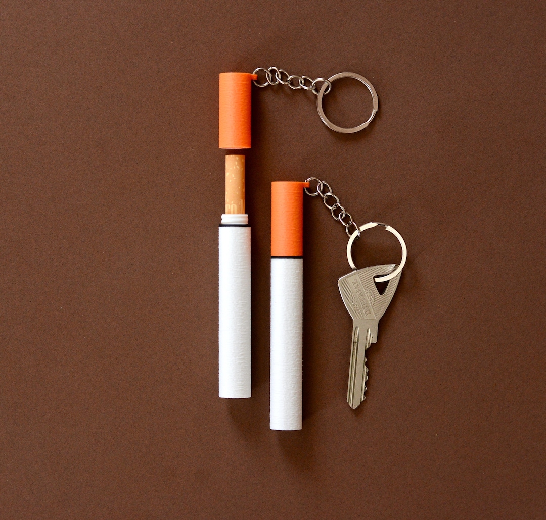 Cigarette Keychain Case, Realistic King Size Cigarette Container ...