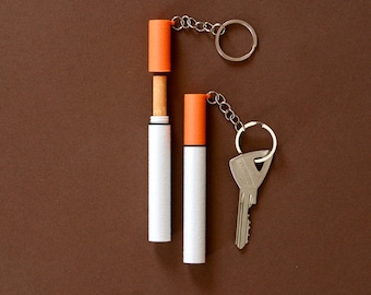 Cigarette Keychain Case, Realistic King Size Cigarette Container, Cigarette Holder, Portable Smoking Accessory, Keychain Pocket Case