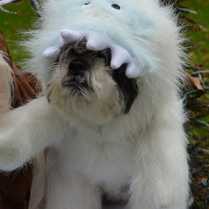 Abominable Snowman (inspired by Bumble) Christmas Dog Costume for Christmas Cards,Instagram , Halloween costume and more!