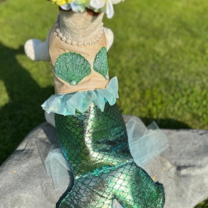 Adorable fancy mermaid dog outfit/costume for little to larger pups!