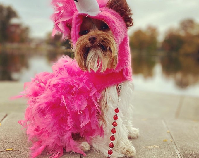 Flamingo dog costume! Only a few available!!!