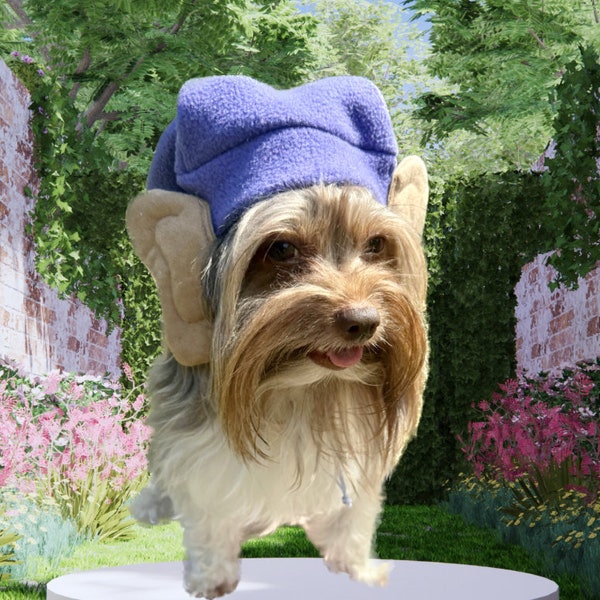 Sombrero personalizado de enano/gnomo/elfo con orejas para mascotas/perro